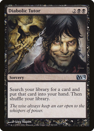 Diabolic Tutor [Magic 2012] | Exor Games Truro