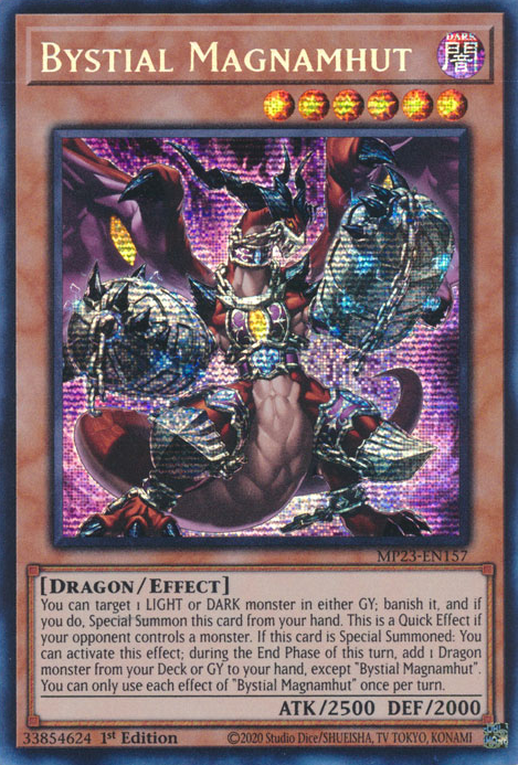 Bystial Magnamhut [MP23-EN157] Prismatic Secret Rare | Exor Games Truro