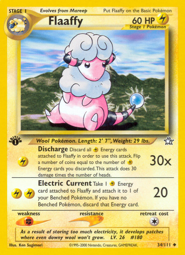 Flaaffy (34/111) [Neo Genesis 1st Edition] | Exor Games Truro