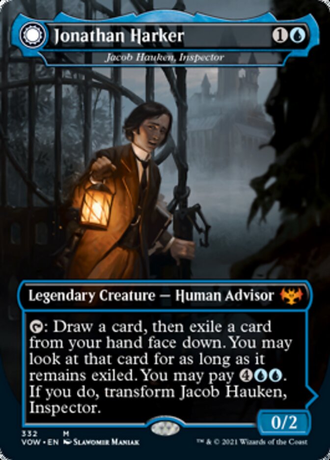 Jacob Hauken, Inspector // Hauken's Insight - Jonathan Harker // Harker's Obsessive Inquiry [Innistrad: Crimson Vow] | Exor Games Truro