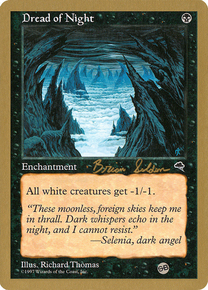 Dread of Night (Brian Selden) (SB) [World Championship Decks 1998] | Exor Games Truro