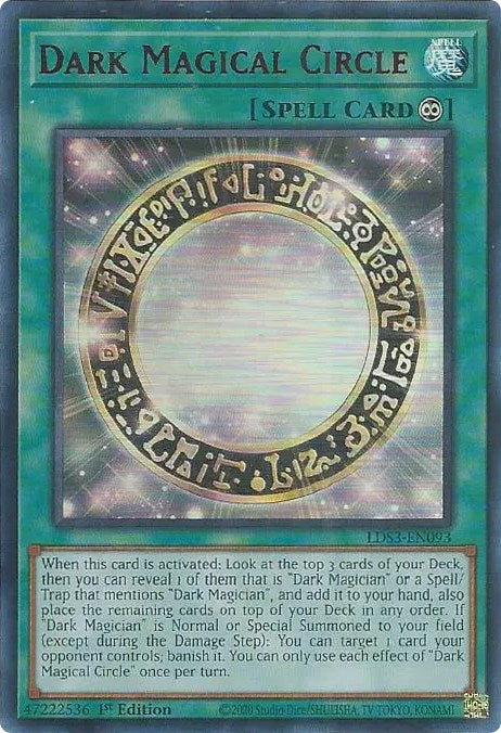 Dark Magical Circle (Red) [LDS3-EN093] Ultra Rare | Exor Games Truro