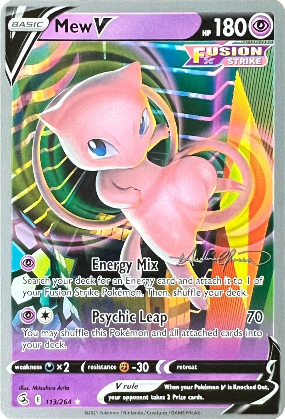 Mew V (113/264) (The Shape of Mew - Andre Chiasson) [World Championships 2022] | Exor Games Truro