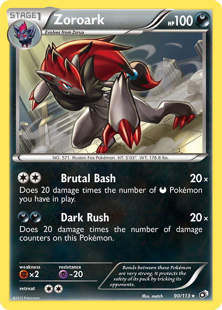 Zoroark (90/113) [Black & White: Legendary Treasures] | Exor Games Truro