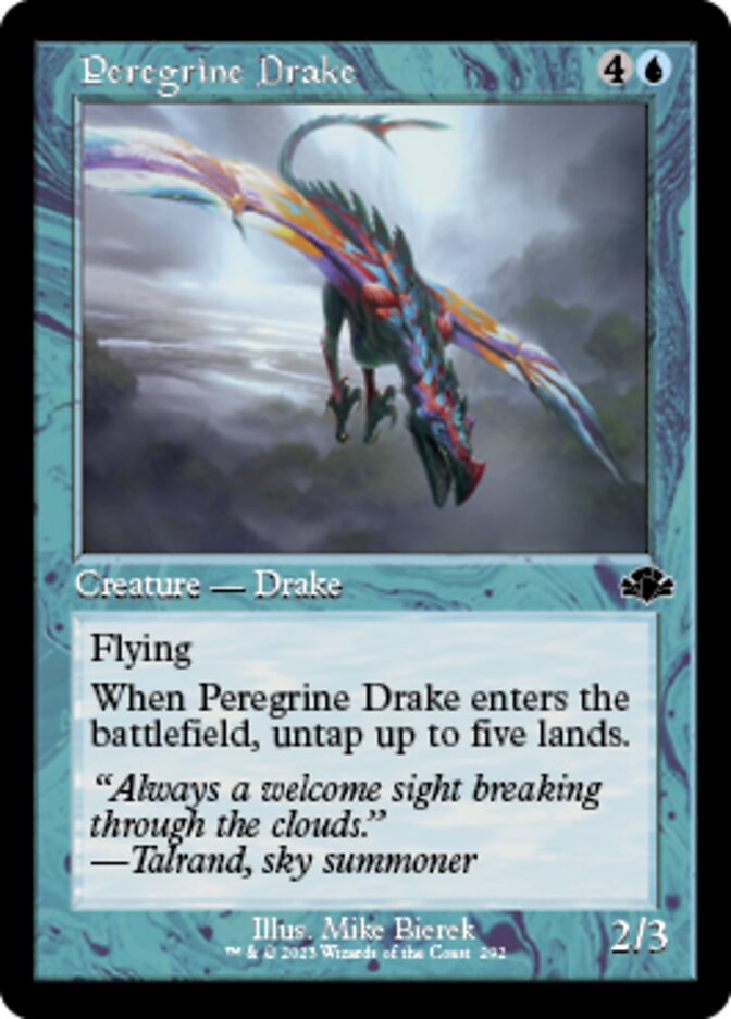 Peregrine Drake (Retro) [Dominaria Remastered] | Exor Games Truro