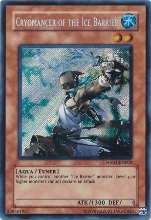 Cryomancer of the Ice Barrier [HA01-EN003] Secret Rare | Exor Games Truro