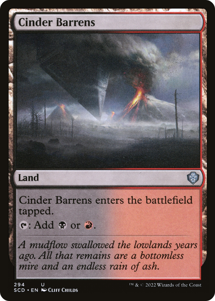 Cinder Barrens [Starter Commander Decks] | Exor Games Truro