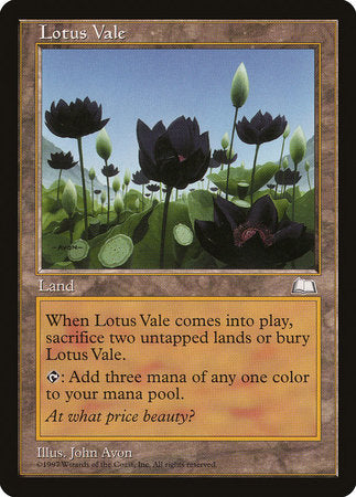 Lotus Vale [Weatherlight] | Exor Games Truro