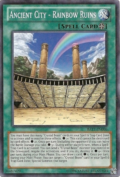 Ancient City - Rainbow Ruins [BATT-EN006] Starfoil Rare | Exor Games Truro