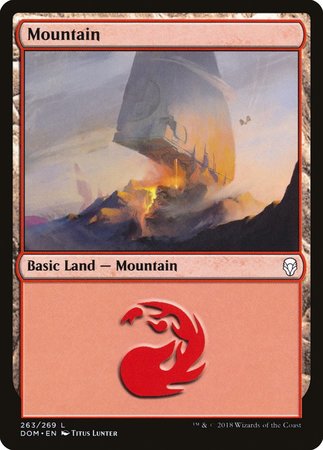 Mountain (263) [Dominaria] | Exor Games Truro