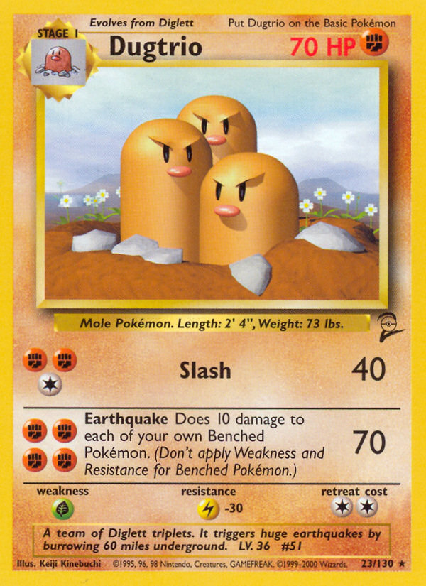 Dugtrio (23/130) [Base Set 2] | Exor Games Truro