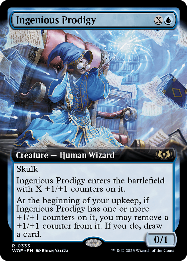 Ingenious Prodigy (Extended Art) [Wilds of Eldraine] | Exor Games Truro