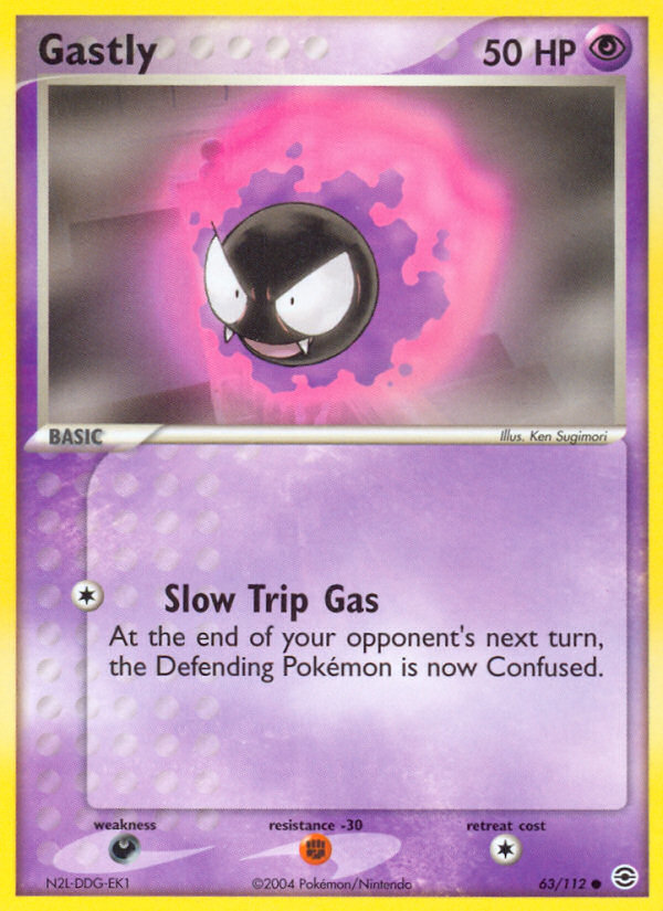 Gastly (63/112) [EX: FireRed & LeafGreen] | Exor Games Truro