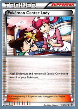 Pokemon Center Lady (93/106) (Primal Groudon - Alejandro Ng-Guzman) [World Championships 2015] | Exor Games Truro