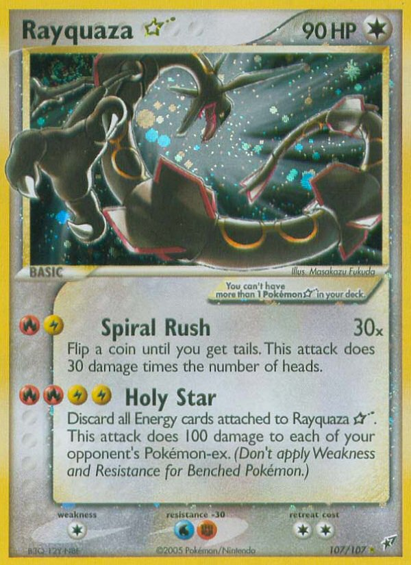 Rayquaza Star (107/107) [EX: Deoxys] | Exor Games Truro