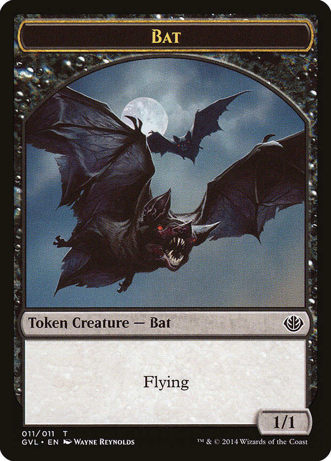 Bat Token (Garruk vs. Liliana) [Duel Decks Anthology Tokens] | Exor Games Truro