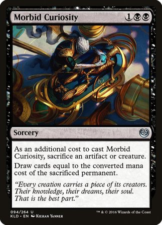 Morbid Curiosity [Kaladesh] | Exor Games Truro