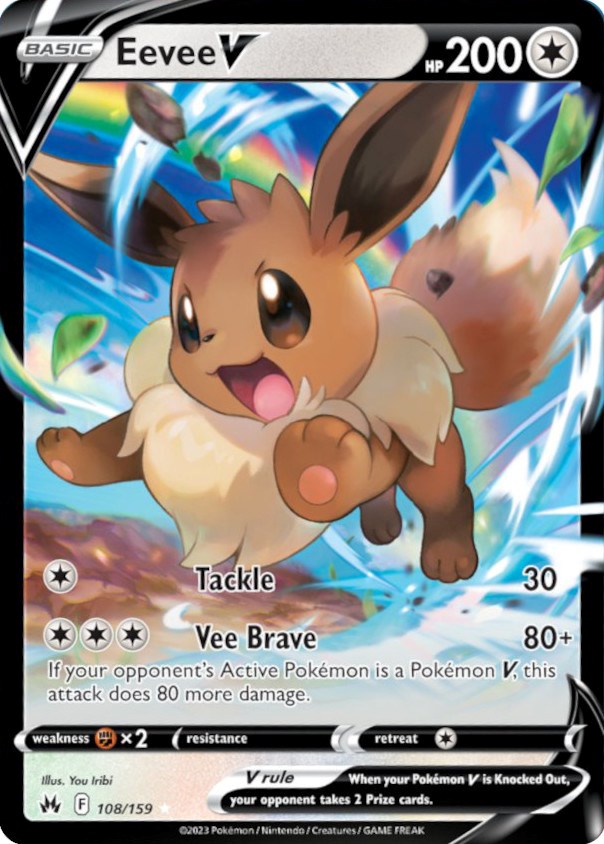 Eevee V (108/159) [Sword & Shield: Crown Zenith] | Exor Games Truro