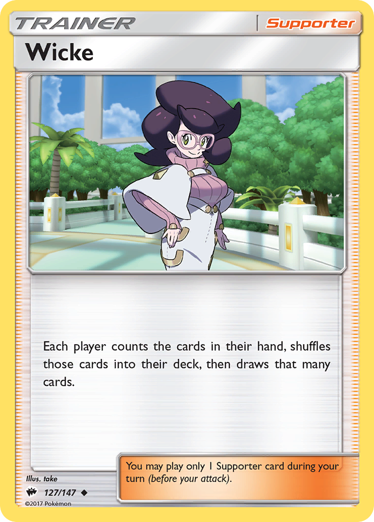 Wicke (127/147) [Sun & Moon: Burning Shadows] | Exor Games Truro