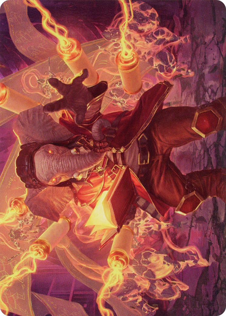 Quintorius, Loremaster Art Card (52) [March of the Machine Art Series] | Exor Games Truro