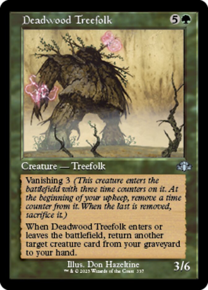 Deadwood Treefolk (Retro) [Dominaria Remastered] | Exor Games Truro