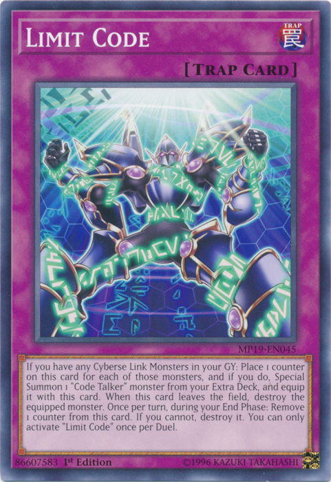 Limit Code [MP19-EN045] Common | Exor Games Truro