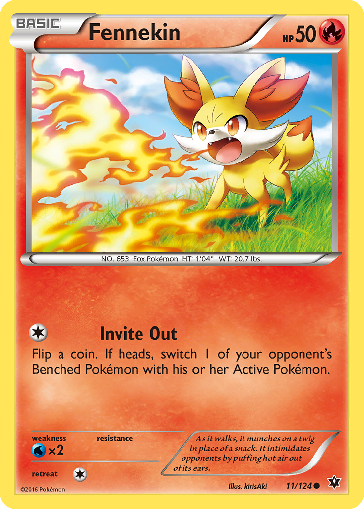 Fennekin (11/124) [XY: Fates Collide] | Exor Games Truro