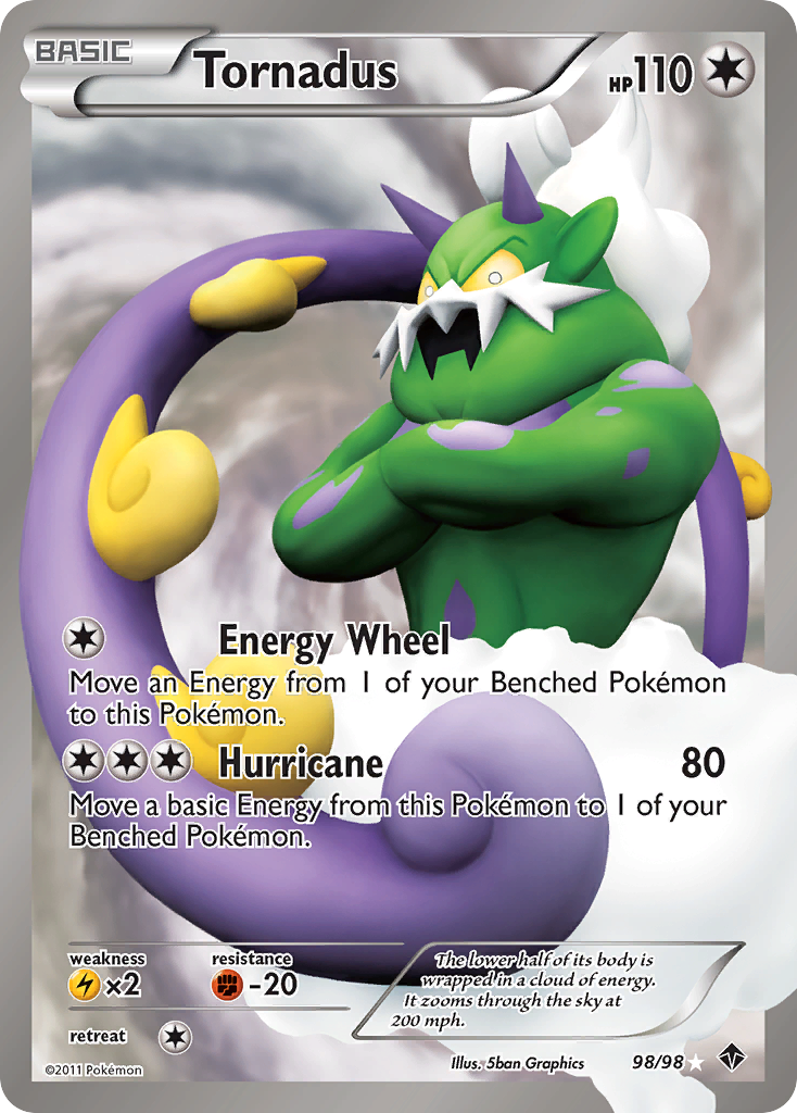 Tornadus (98/98) [Black & White: Emerging Powers] | Exor Games Truro