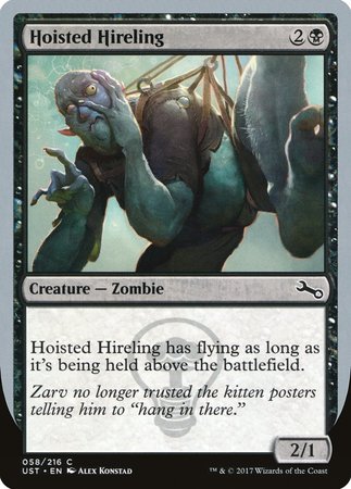 Hoisted Hireling [Unstable] | Exor Games Truro