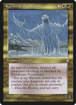 Kjeldoran Frostbeast [Ice Age] | Exor Games Truro