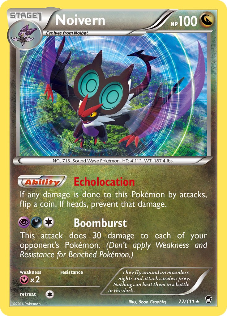 Noivern (77/111) (Cosmos Holo) (Blister Exclusive) [XY: Furious Fists] | Exor Games Truro