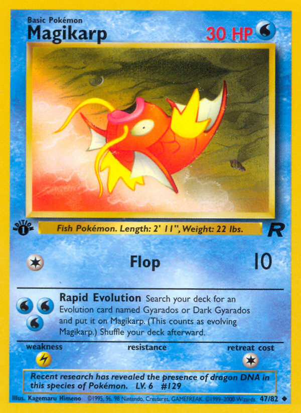 Magikarp (47/82) [Team Rocket 1st Edition] | Exor Games Truro