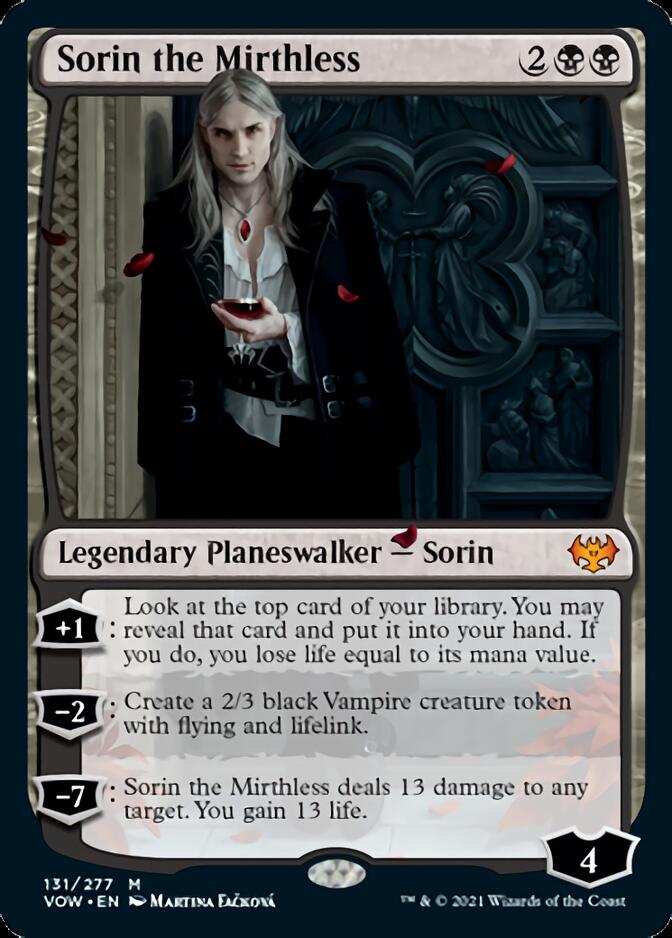 Sorin the Mirthless [Innistrad: Crimson Vow] | Exor Games Truro