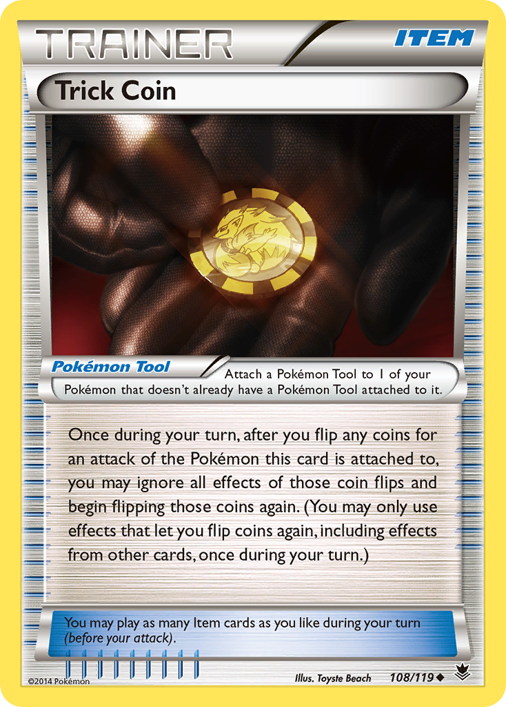 Trick Coin (108/119) [XY: Phantom Forces] | Exor Games Truro