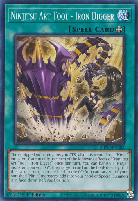 Ninjitsu Art Tool - Iron Digger [MP23-EN202] Common | Exor Games Truro