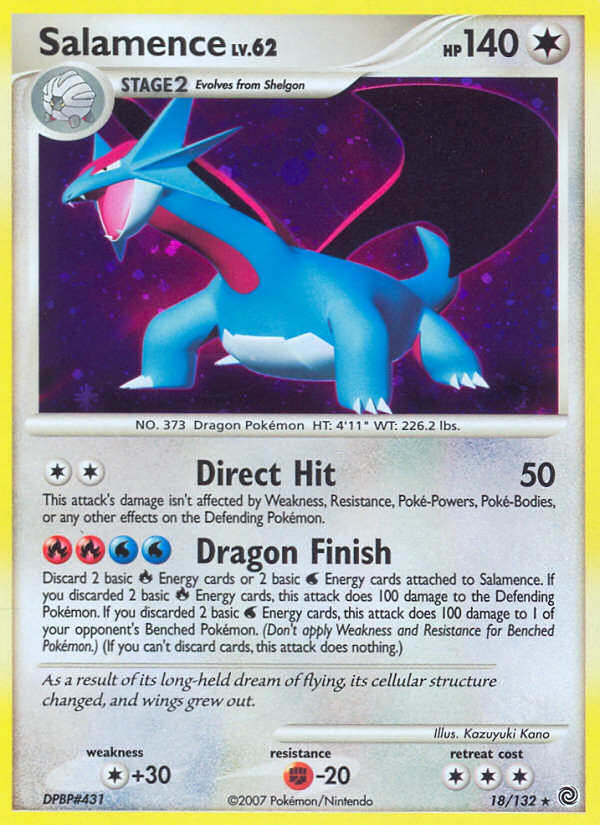 Salamence (18/132) [Diamond & Pearl: Secret Wonders] | Exor Games Truro