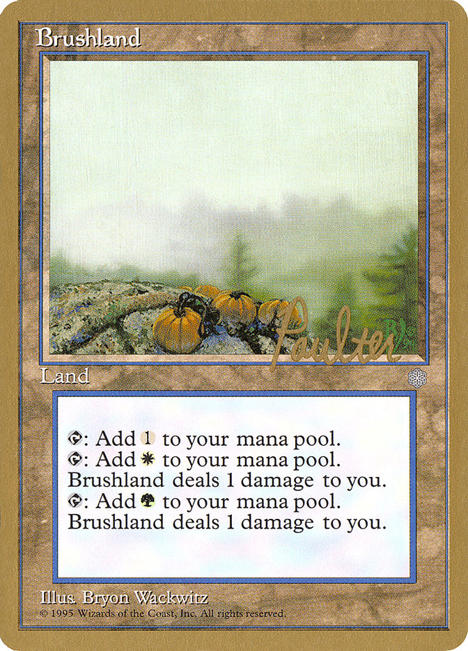 Brushland (Preston Poulter) [Pro Tour Collector Set] | Exor Games Truro