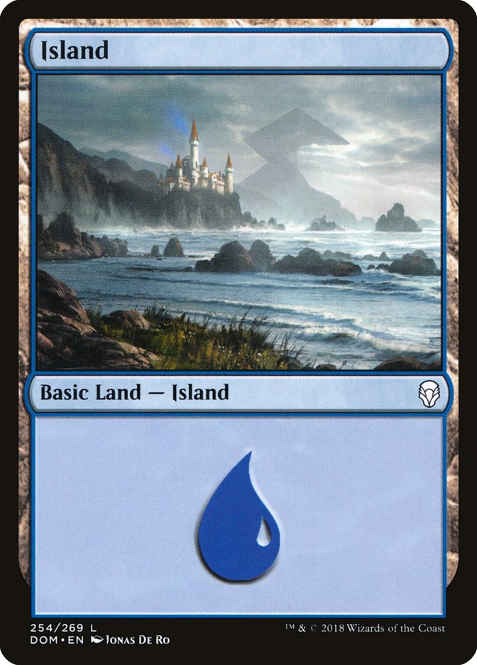 Island (254) [Dominaria] | Exor Games Truro