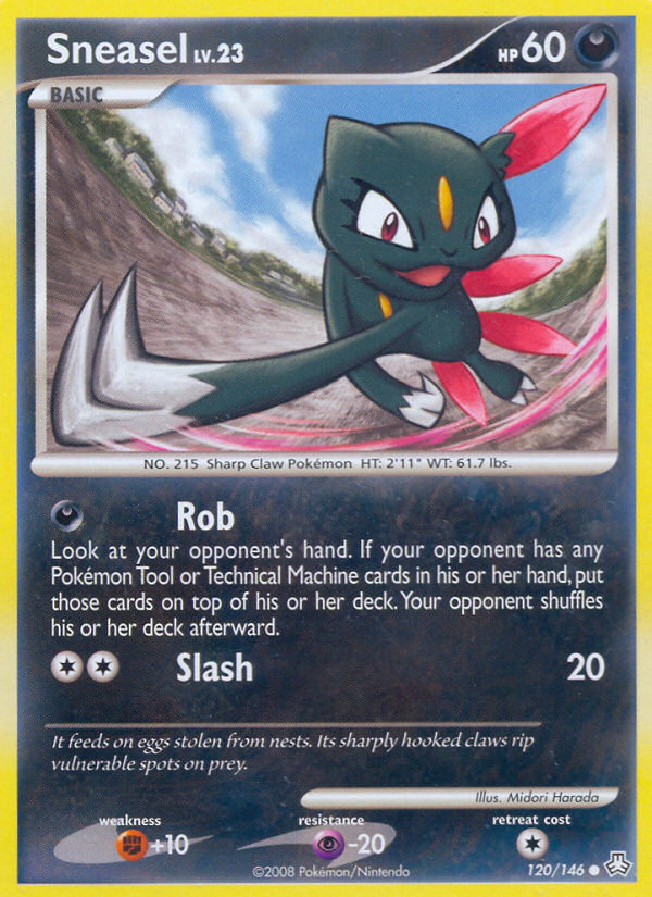 Sneasel (120/146) [Diamond & Pearl: Legends Awakened] | Exor Games Truro