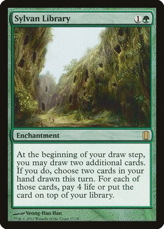 Sylvan Library [Commander's Arsenal] | Exor Games Truro