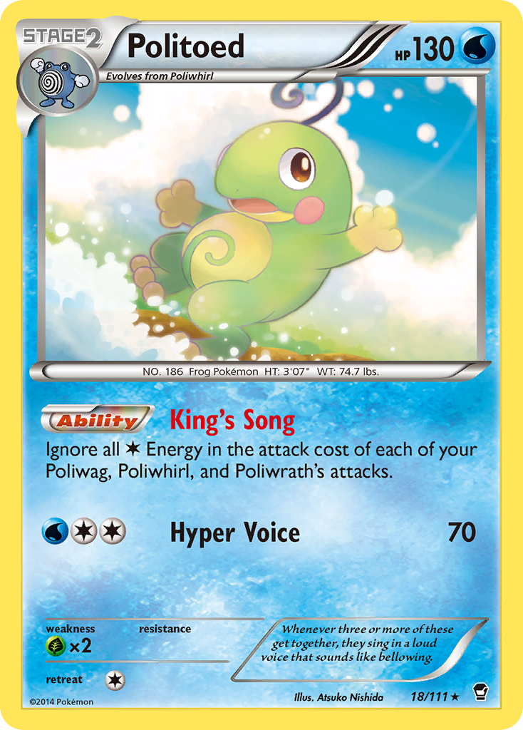 Politoed (18/111) [XY: Furious Fists] | Exor Games Truro