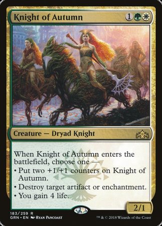 Knight of Autumn [Guilds of Ravnica] | Exor Games Truro