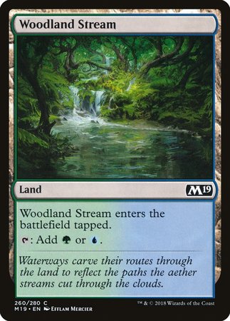 Woodland Stream [Core Set 2019] | Exor Games Truro