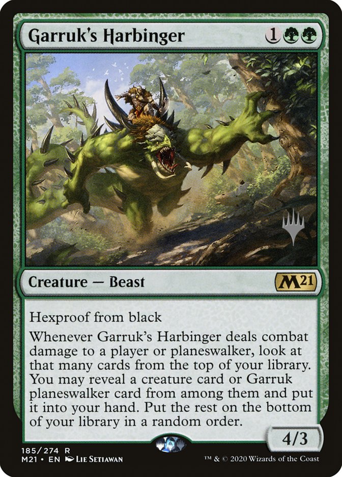 Garruk's Harbinger (Promo Pack) [Core Set 2021 Promos] | Exor Games Truro