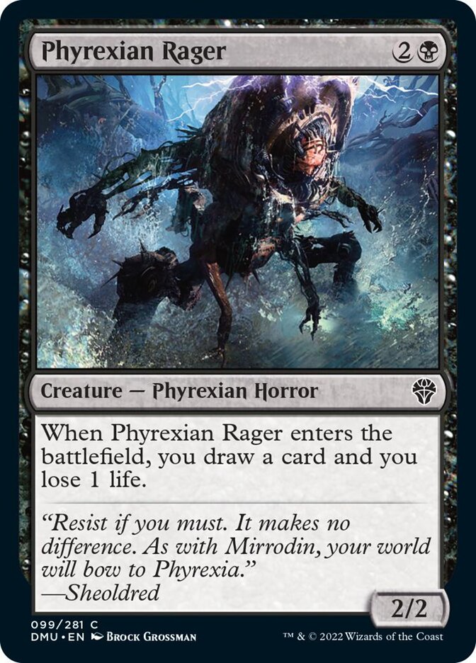 Phyrexian Rager [Dominaria United] | Exor Games Truro