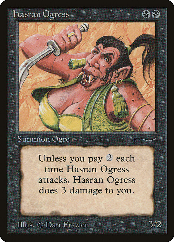 Hasran Ogress (Light Mana Cost) [Arabian Nights] | Exor Games Truro