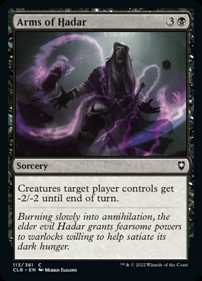 Arms of Hadar [Commander Legends: Battle for Baldur's Gate] | Exor Games Truro