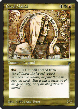 Pavel Maliki [Legends] | Exor Games Truro