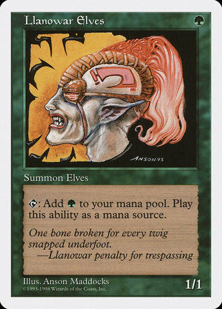 Llanowar Elves [Anthologies] | Exor Games Truro