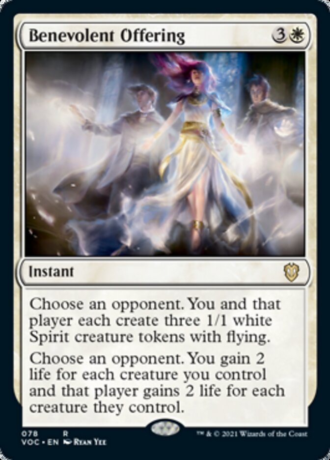 Benevolent Offering [Innistrad: Crimson Vow Commander] | Exor Games Truro